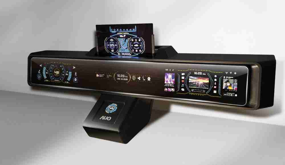 YAXIN111Micro LED沉浸式车舱显示方案结合 可卷式、、、、可伸缩的Micro LED应用并可呈现不同的质感纹路，，，，展现人性化设计