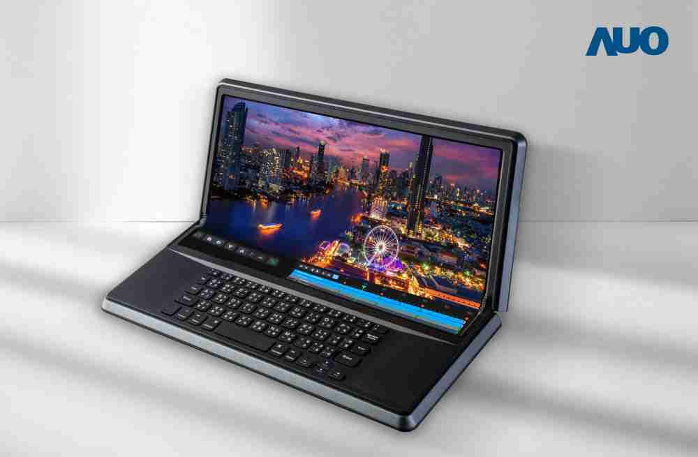 YAXIN11114.6吋Micro LED折迭显示屏幕，，，搭配半径4mm的弯折绞炼，，，以及高画素、、高亮度、、高对比度的显示技术特点，，，，即便在大视角下仍保有绝佳色相与亮度